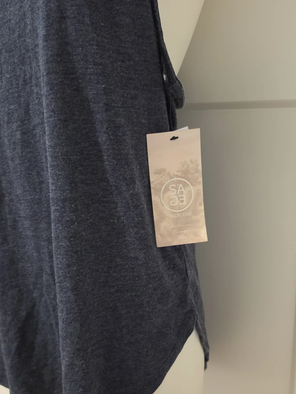 NWT Sage Braided Back Active Tank Top**
